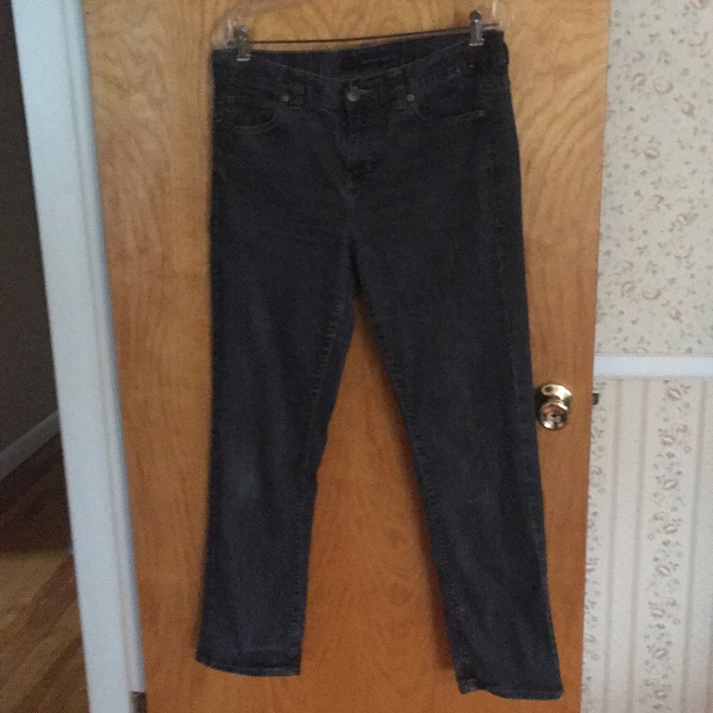 Calvin Klein Jeans Size 10. Dark wash/black